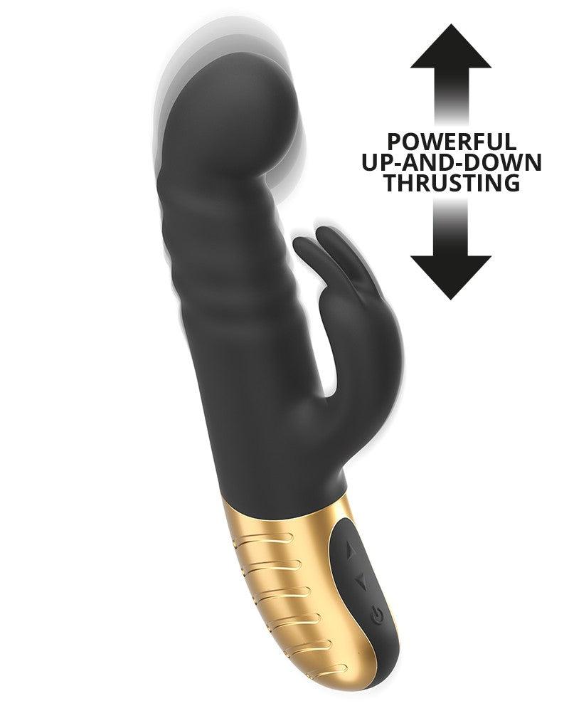 Dorcel - G-stormer - Stotende Rabbit Vibrator - Zwart-Laced-up.nl