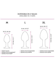 Dorcel - Diamond - Geisha Buttplug - Met Bewegend Metalen Gewichtje-Laced-up.nl