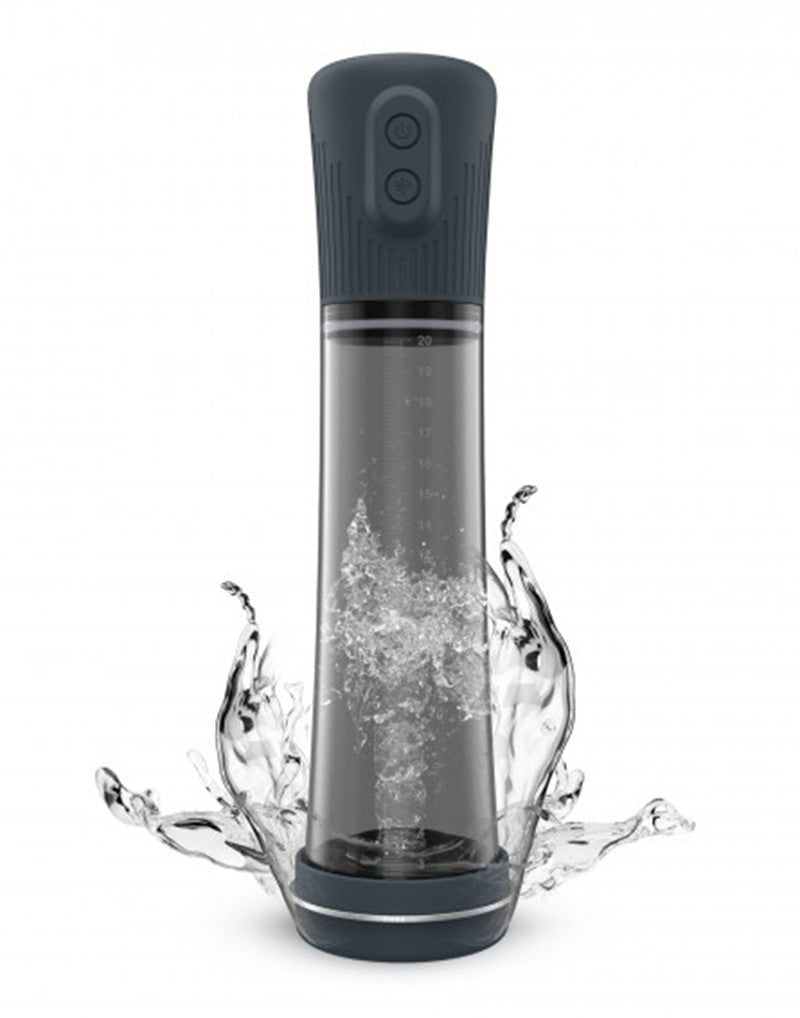 Dorcel - Hydro Pump - Oplaadbare Water- En Lucht Penispomp - Zwart-Laced-up.nl