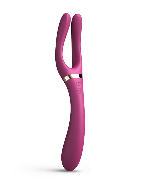 Dorcel - Infinite Joy - Multi Vibrator - Met Twee 360° Flexibele Armen - Roze-Erotiekvoordeel.nl