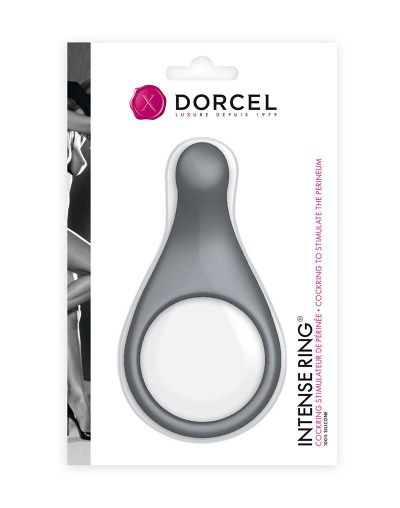 Dorcel - Intense Ring - Penisring Met Perineum Stimulator - Zwart-Erotiekvoordeel.nl