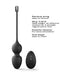 Dorcel - Love Balls - Vibrerende Kegel Balls Met Afstandsbediening - Zwart-Laced-up.nl