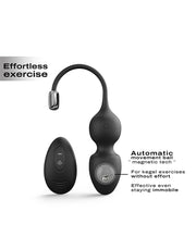 Dorcel - Love Balls - Vibrerende Kegel Balls Met Afstandsbediening - Zwart-Laced-up.nl