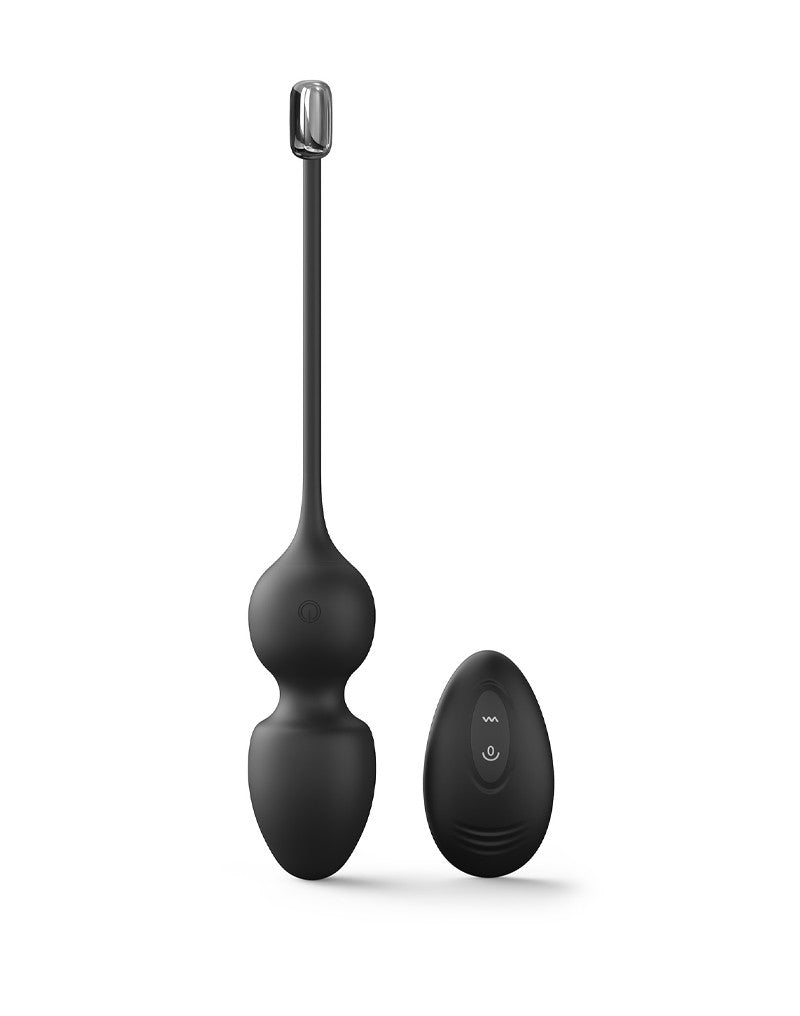 Dorcel - Love Balls - Vibrerende Kegel Balls Met Afstandsbediening - Zwart-Laced-up.nl