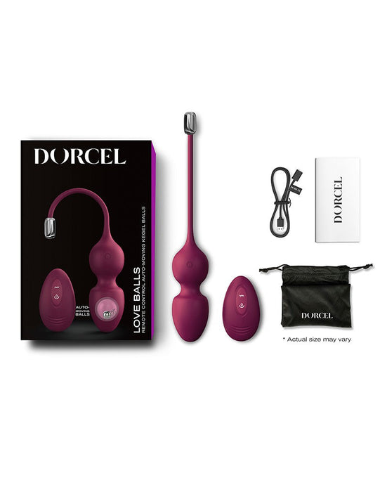 Dorcel - Love Balls - Vibrerende Kegel Balls Met Afstandsbediening- plum-Laced-up.nl