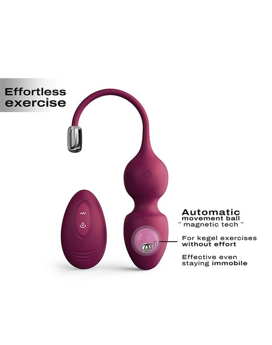 Dorcel - Love Balls - Vibrerende Kegel Balls Met Afstandsbediening- plum-Laced-up.nl