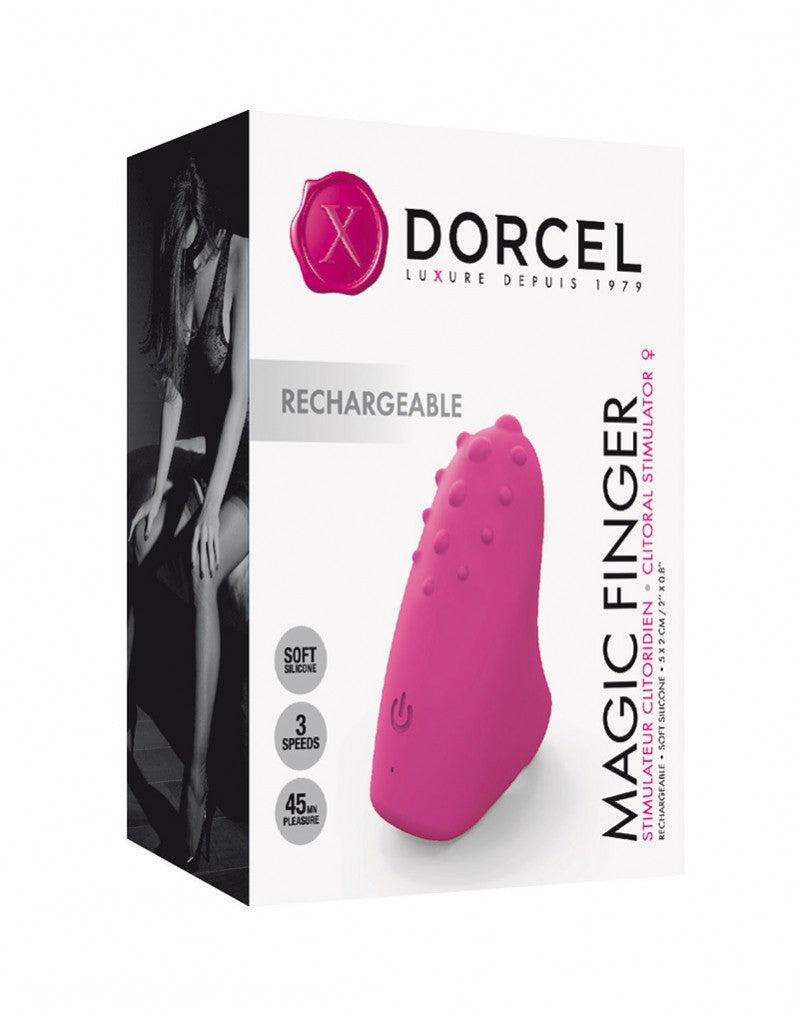 Dorcel - Magic Finger Recharge - Vinger Vibrator - Roze-Erotiekvoordeel.nl