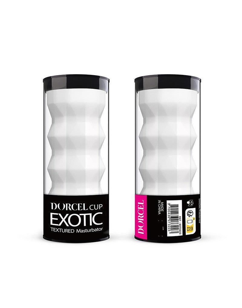 Dorcel - Masturbator Cup met Structuur - Exotic - Wit-Laced-up.nl