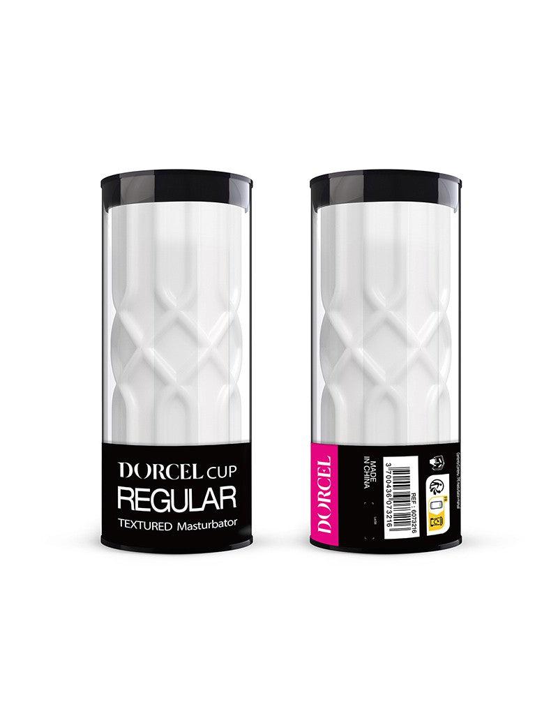 Dorcel - Masturbator Cup met Structuur - Regular - Wit-Laced-up.nl