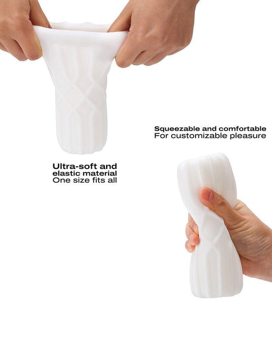 Dorcel - Masturbator Cup met Structuur - Regular - Wit-Laced-up.nl