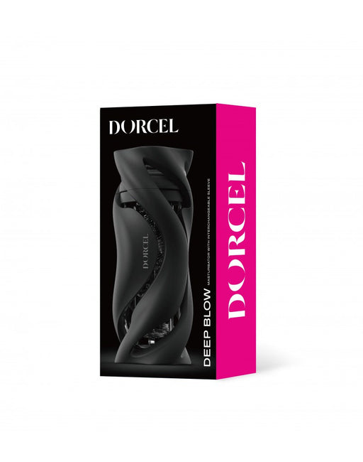 Dorcel - Deep Blow - Masturbator Met Sleeve - Zwart-Erotiekvoordeel.nl