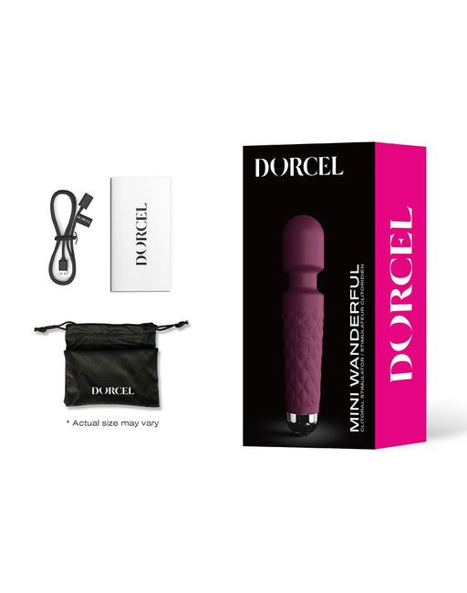 Dorcel - Mini Wanderful - Mini Wand Vibrator - Plum-Laced-up.nl