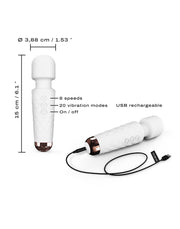 Dorcel - Mini Wanderful - Mini Wand Vibrator - Wit-Laced-up.nl
