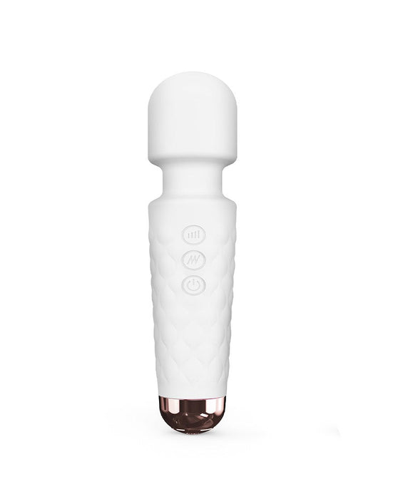 Dorcel - Mini Wanderful - Mini Wand Vibrator - Wit-Laced-up.nl