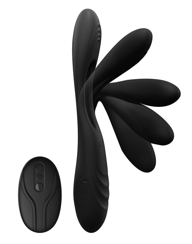 Dorcel - Multi Joy - Multifunctionele Buigbare Vibrator voor Koppels - G-spot Clitoris Prostaat - Zwart-Laced-up.nl