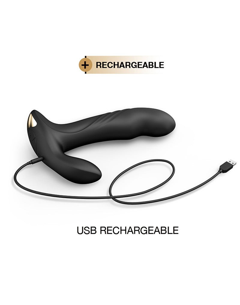Dorcel - Multi P-Joy - Roterende Prostaat Massager - Met Afstandsbediening - Zwart-Laced-up.nl