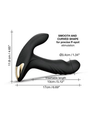 Dorcel - Multi P-Joy - Roterende Prostaat Massager - Met Afstandsbediening - Zwart-Laced-up.nl