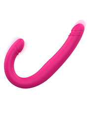 Dorcel - Orgasmic Double Do - Dubbele Vibrerende En Stotende Dildo - Roze-Laced-up.nl