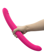 Dorcel - Orgasmic Double Do - Dubbele Vibrerende En Stotende Dildo - Roze-Laced-up.nl