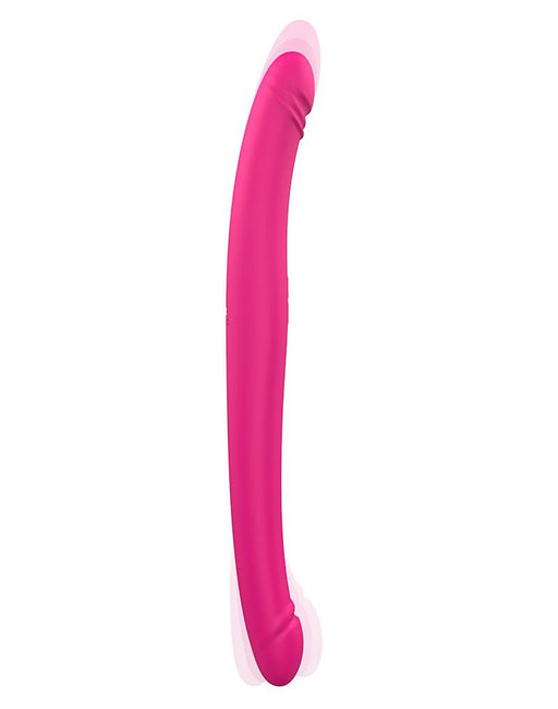 Dorcel - Orgasmic Double Do - Dubbele Vibrerende En Stotende Dildo - Roze-Laced-up.nl