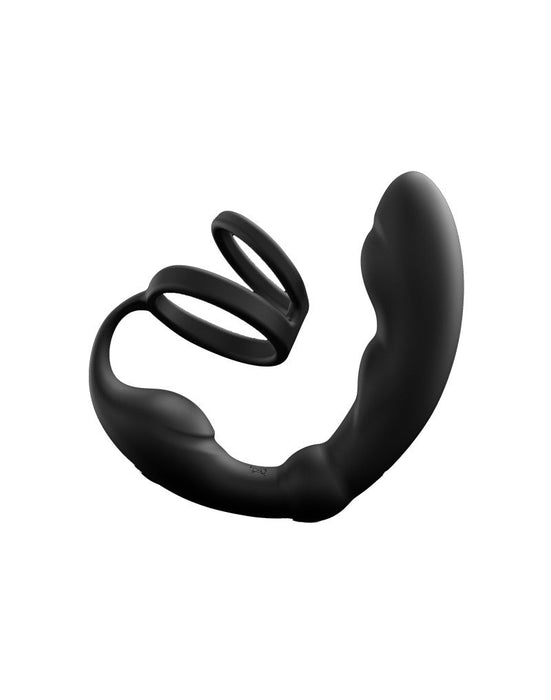 Dorcel - P-Ring - Perineum en Prostaat Vibrator - Met Dubbele Cockring - Zwart-Laced-up.nl