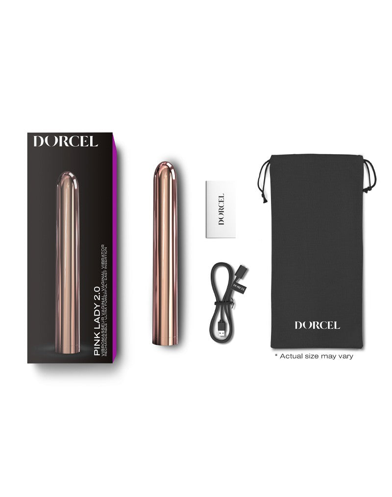 Dorcel - Pink Lady 2.0 - Klassieke Vibrator - Rosé Goud-Laced-up.nl