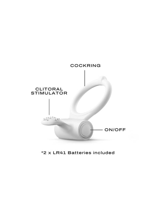 Dorcel - Power Clit - Glow In The Dark - Vibrerende Cockring Met Clitoris Stimulator-Laced-up.nl