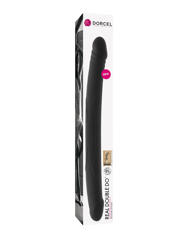 Dorcel - Real Double Do - Dubbele Dildo - Zwart-Erotiekvoordeel.nl