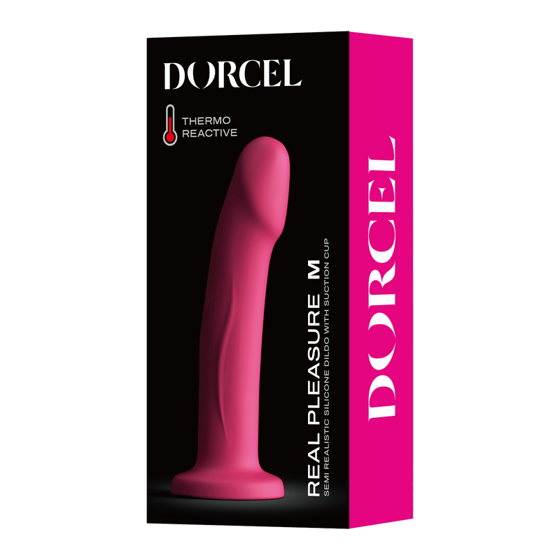Dorcel - Real Pleasure - Stijlvolle Siliconen Dildo - Roze-Erotiekvoordeel.nl