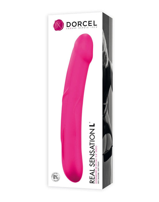 Dorcel - Real Sensation L - Klassieke Dildo - Roze-Laced-up.nl
