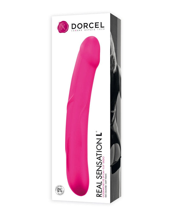 Dorcel - Real Sensation L - Klassieke Dildo - Roze-Laced-up.nl