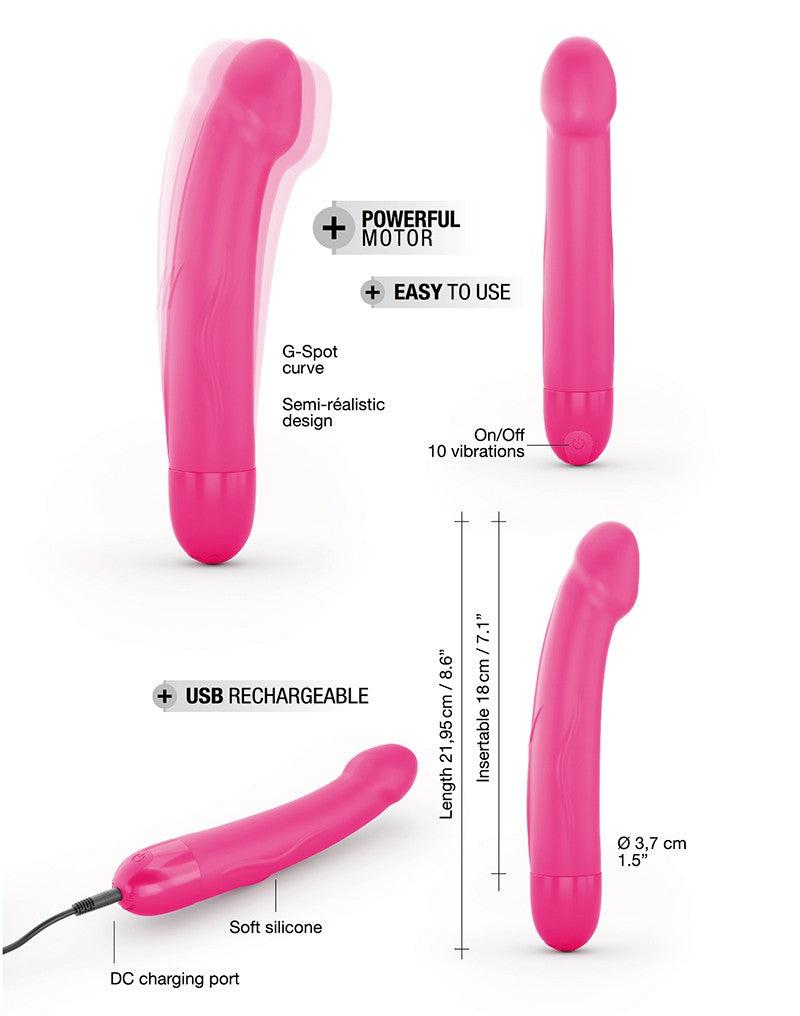 Dorcel - Real Vibration M - Realistische Vibrator - Roze-Laced-up.nl