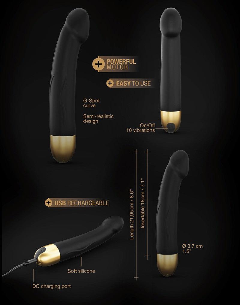 Dorcel - Real Vibration M - Realistische Vibrator - Zwart-Laced-up.nl