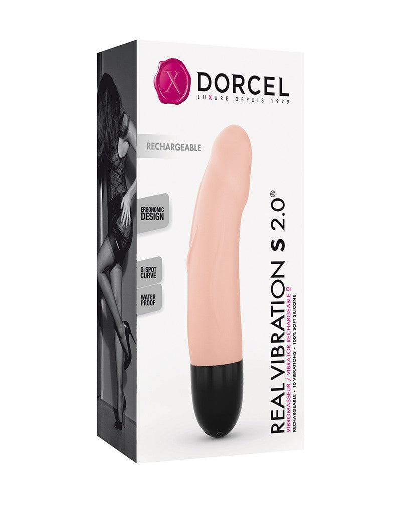 Dorcel - Real Vibration S 2.0 - Oplaadbare Realistische Mini Vibrator - Lichte Huidskleur-Laced-up.nl