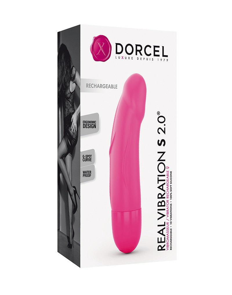 Dorcel - Real Vibration S 2.0 - Oplaadbare Realistische Mini Vibrator - Roze-Laced-up.nl
