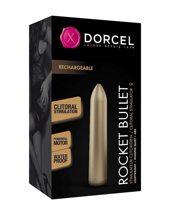 Dorcel - Rocket Bullet Gold - Oplaadbare Bullet Vibrator - 16 Vibratie Standen-Erotiekvoordeel.nl