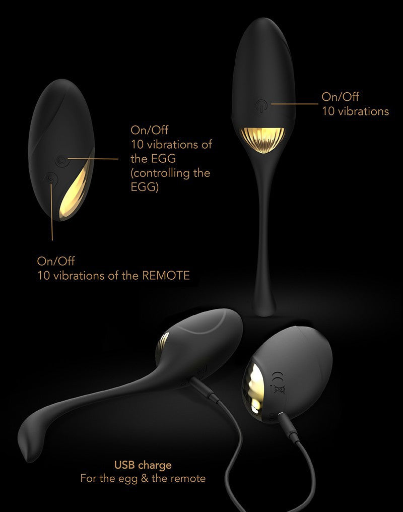 Dorcel - Secret Orgasm - Vibrerend Eitje - Met Afstandsbediening - Zwart-Laced-up.nl