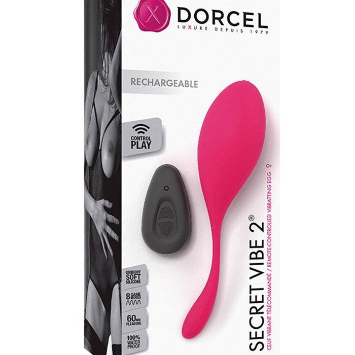 Dorcel - Secret Vibe 2 - Oplaadbaar Siliconen Eitje - Met Afstandsbediening-Laced-up.nl