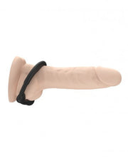 Dorcel - Stronger - Siliconen Cockring Met Stimulerende Metalen Kogeltjes - Zwart-Laced-up.nl