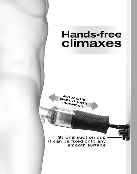 Dorcel - Thrust Blow - Automatische Stotende Masturbator - Zwart-Laced-up.nl