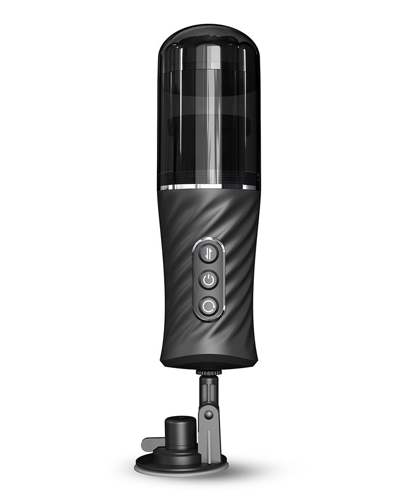 Dorcel - Thrust Blow Pro - Automatic Thrusting Masturbator - Black - Laced-up.nl