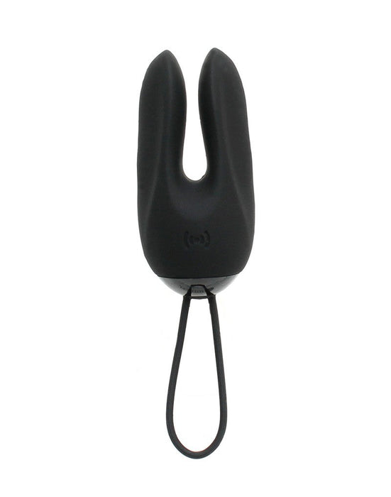 Dorr - Rabbit Vibrerend Eitje plus Opleg Vibrator - Ozzy - Zwart-Erotiekvoordeel.nl