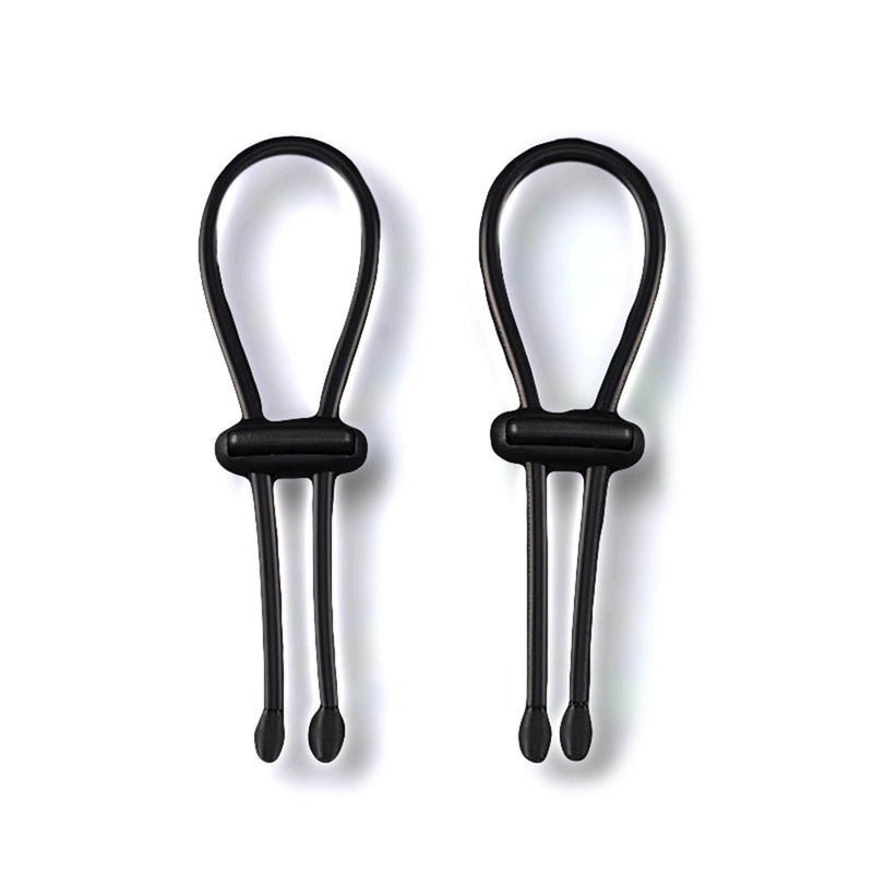 Dungeon Lab - Conductive Rubber Rings Pro - 2 pieces - Black - Laced-up.nl