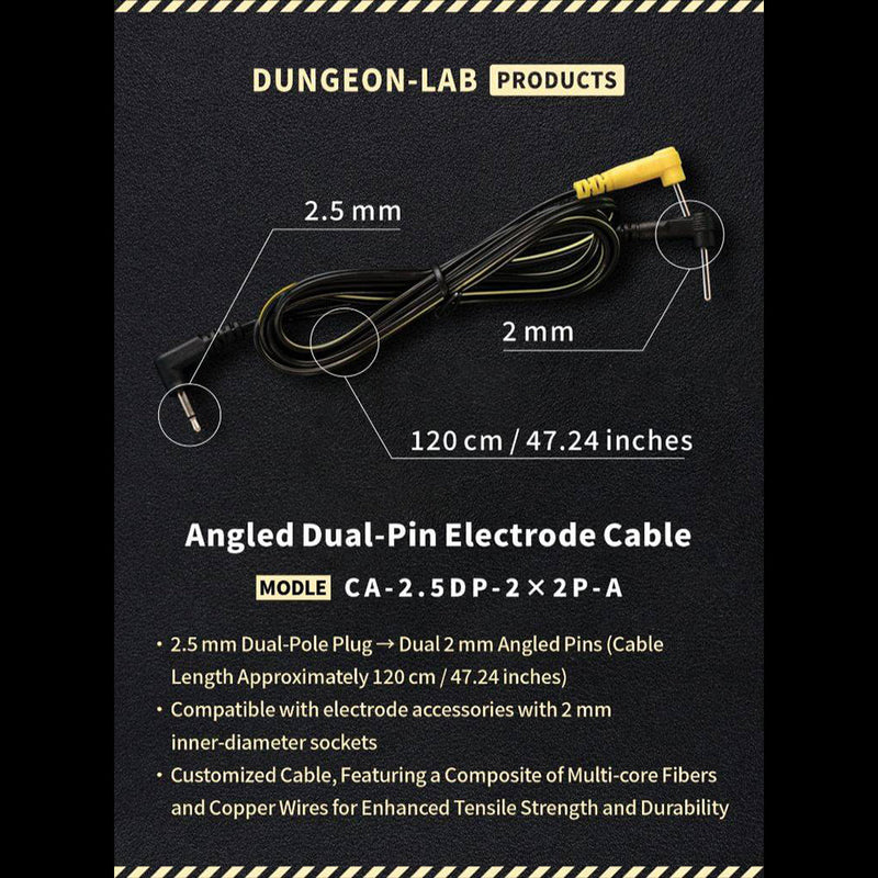 Dungeon Lab - Haakse kabel-Erotiekvoordeel.nl