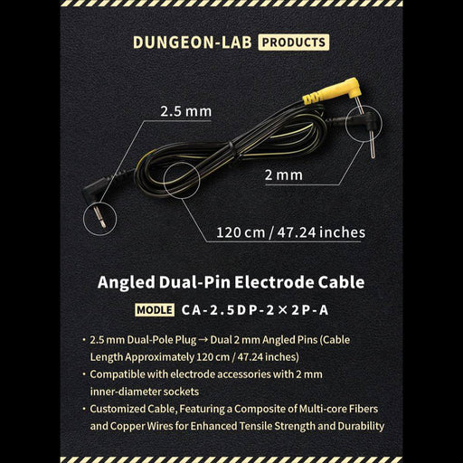 Dungeon Lab - Haakse kabel-Erotiekvoordeel.nl