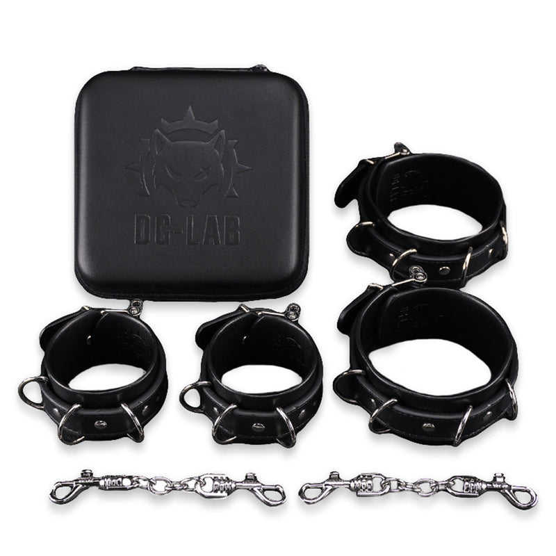 Dungeon Lab - Hunter Restraint Set - Black/Black-Laced-up.nl