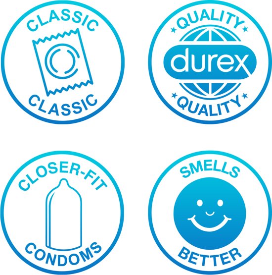 Durex - Classic Natural Condooms - 3 stuks-Erotiekvoordeel.nl