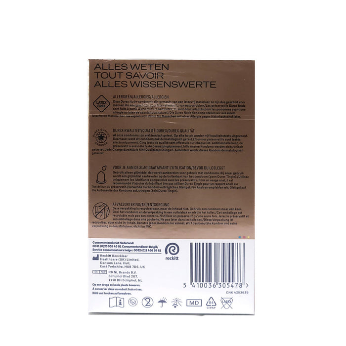 Durex - Condooms Nude No Latex-Laced-up.nl