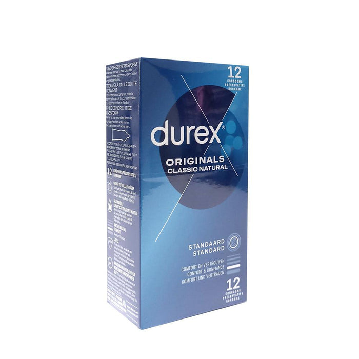 Durex - Originals Classic Natural Condooms - 12 stuks-Laced-up.nl