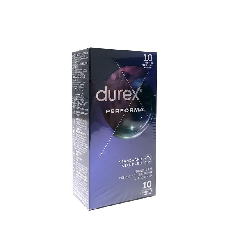 Durex - Performa Standard Condooms - Orgasmevertragend - 10 stuks-Laced-up.nl